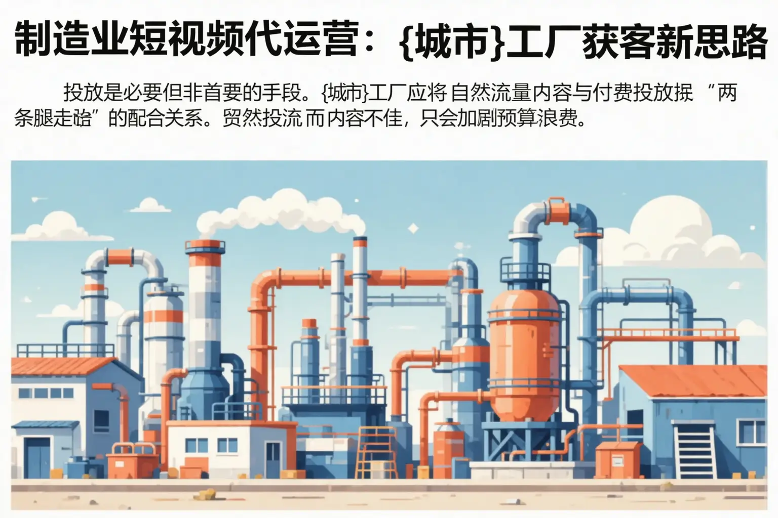 制造业短视频代运营：阿图什工厂获客新思路